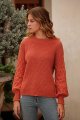 Women's Pullover Sweater Casual Long Sleeve Crewneck Loose Chunky Knit Jumper