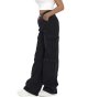 Women's High Waist Cargo Jeans Flap Pocket Baggy Cargo Pants  Wide Leg Denim Jeans.