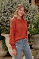 Women's Pullover Sweater Casual Long Sleeve Crewneck Loose Chunky Knit Jumper