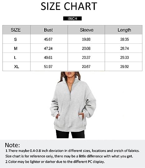 Half Zip Pullover Women Oversized Hoodie Quarter Zip Sweatshirt with Pockets Winter Clothes